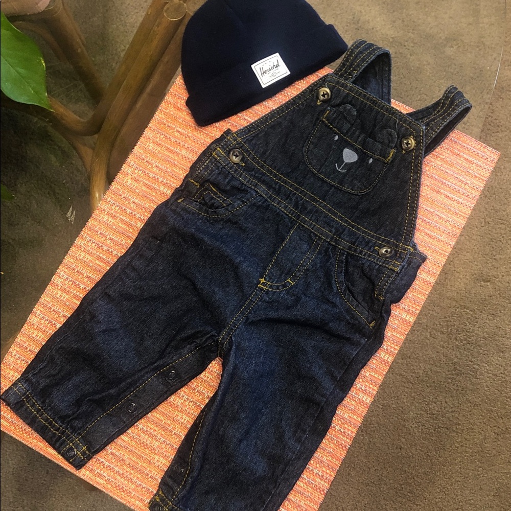🐻 Carter’s Overalls & Herschel Supply Co. Beanie